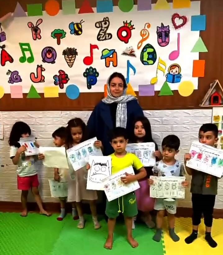 برگزاری کارگاه هیولای رنگی در مرکز تخصصی پیش دبستان واله