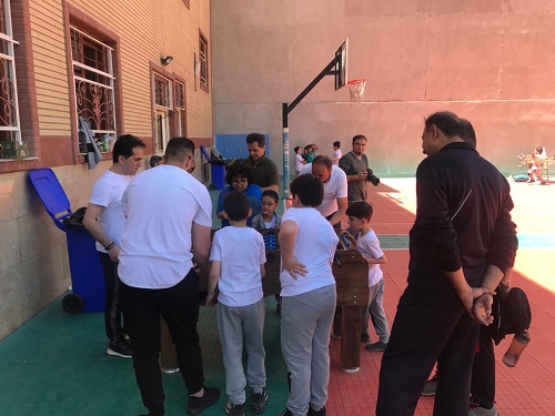 برگزاری اردوی ورزشی دانش آموزان ابتدایی مدارس واله (پدر با پسر)