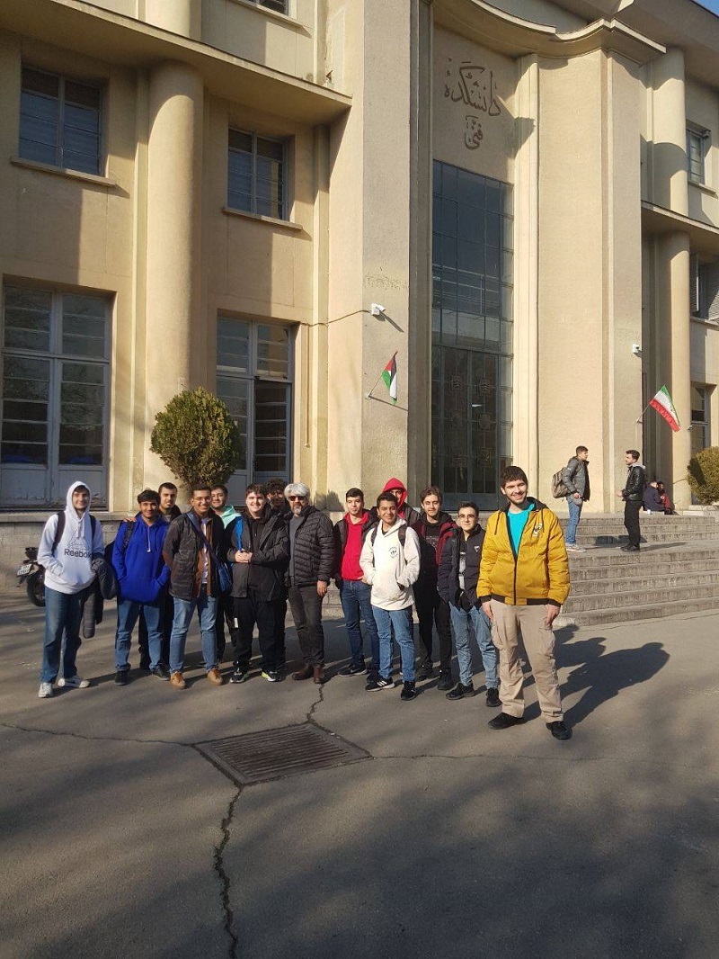 بازدید دانش آموزان پایه 12 از دانشگاه تهران و زیر مجموعه های آن