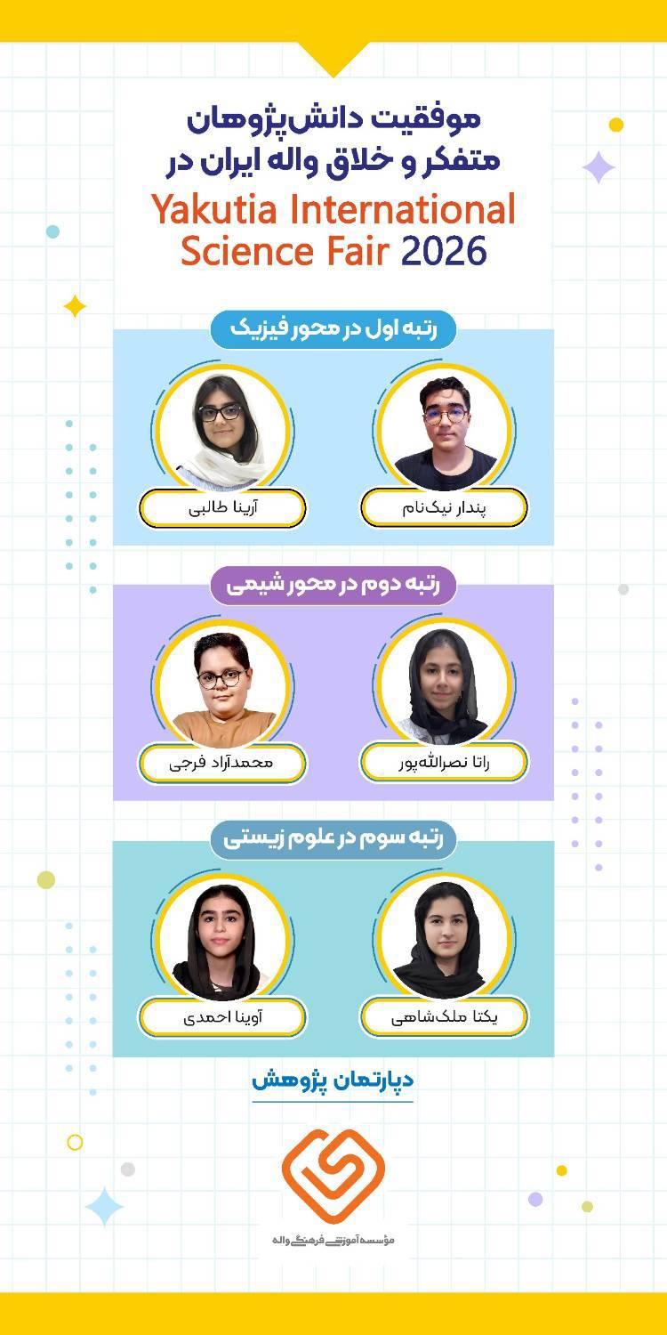 موفقیت تیم علمی واله