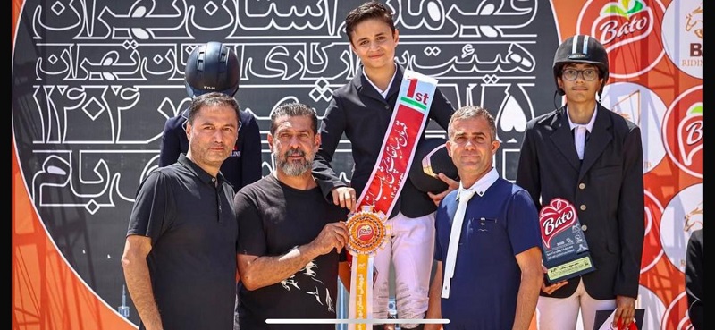 کسب مدال قهرمانی درمسابقات سوارکاری استان تهران